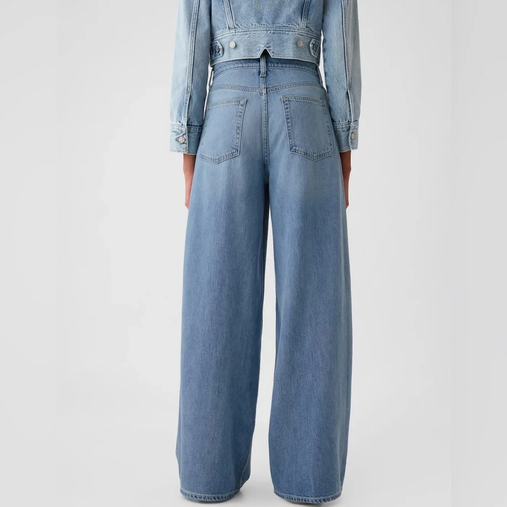 Gap Mid Rise UltraSoft Baggy Jeans Size 29 / 8R - Picture 2 of 8